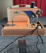 Rare Remington F-19 De Luxe Push Omatic Sewing Machine With Pedal Tested Vintage picture