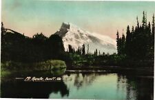 Vintage Postcard 4x6- Mt. Rundle, Banff, Alberta UnPost 1960-80s picture