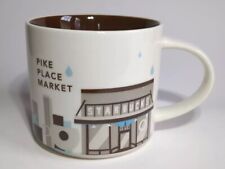 2013 STARBUCKS Pike Place Market You Are Here COLLECTION Coffee Mug Seattle 14oz picture