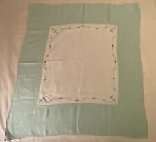 Vintage hemstitched, embroidered table linen. Perfect Condition picture