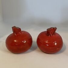 Vintage 1977 Enesco Beets Salt And Pepper Shakers MCM picture