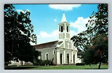 St. Martinville LA-Louisiana Historic St. Martin of Tours Church Chrome Postcard picture