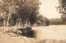 View of Bryant Pond? Maine ME c1920 Real Photo RPPC picture