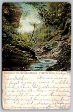 French Canyon Starved Rock Illinois undivided back 1909 Postcard picture