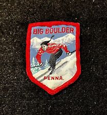 BIG BOULDER Vintage Authentic Ski Patch PENNSYLVANIA Resort Souvenir Travel picture