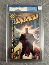 JUST IMAGINE STAN LEE CREATING SUPERMAN CGC 9.8 - PIN-UP BY ADAM HUGHES picture