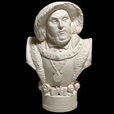 Miniature plaster bust of King Henry VIII. Approximately 5.3 inches tall. picture