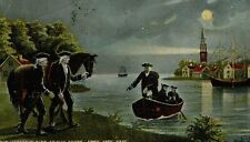 C.1913 Midnight Ride Of Paul Revere. Boats. Ships. Revolutionary War.  picture