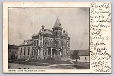 Marshall County Jail Plymouth Indiana IN 1907 Postcard picture