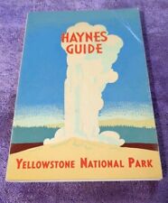 1947 Book Haynes Guide YELLOWSTONE National Park Guide with 1939 Foldout Map  picture