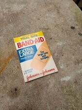 Vintage Johnson & Johnson Extra Large Plastic Strip Band-Aids Trial Size... picture