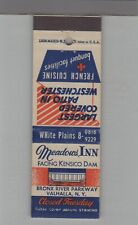 Matchbook Cover - Meadows Inn Kensico Dam Valhalla, NY picture
