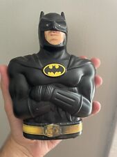 Vintage 1989 Batman Plastic Piggy Bank - Crossed Arms -Michael Keaton -DC Comics picture