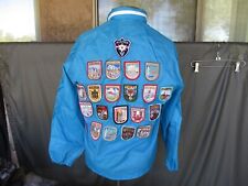 Vtg 1970s, 1980s Austria & Germany Tour Jacket with Patches, Patch Coat picture