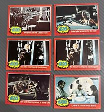Lot Of 9 - 1977 Topps Star Wars Red Series Card. Excellent Condition picture