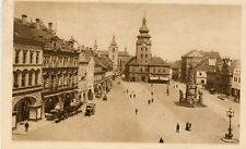 Czech Austria Saaz Žatec - Namesti Ringplatz 1927 sepia postcard  picture