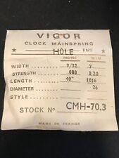 Vigor HOLE End Clock Mainspring - 9/32