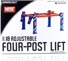 Adjustable Four Post Lift NOS Nitrous Oxide Systems Blue and Orange for 1/18 Sca picture