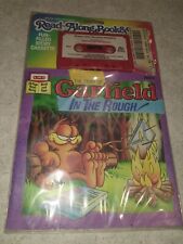 Vintage Garfield Read Along Book And Tape New Sealed Garfield In The Rough 1985 picture