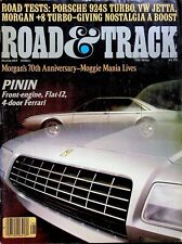 FERRARI PININ  - ROAD & TRACK MAGAZINE, AUGUST 1980 VOLUME 31, VINTAGE picture