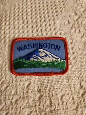 Washington State Vintage Embroidered Patch Pre-Owned Unused picture