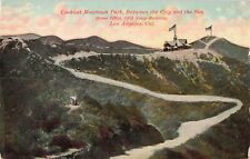 Lookout Mountain Park Between The City and The Sea Los Angeles CA Postcard A129 picture