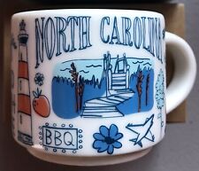 New Starbucks Been There Series North Carolina Ceramic Mug Ornament 2 FL. OZ. picture