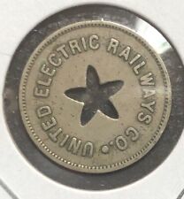 Providence, RI, United Electric Railways Co., Good For One Fare Transit Token picture
