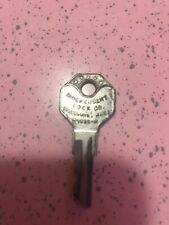 Vintage Independent Lock Co Fitchburg Mass ILCO Key H1098M JL958 picture