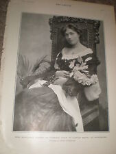 Printed photo actress Margaret Fraser in Little Mary at Wyndham's 1903 ref Z picture