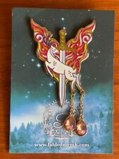 Fabled Merch Rare Unicorn With Sword And 2 Jewelled Bangles New On Card picture