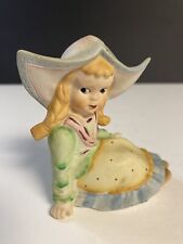 Occupied Japan Dutch Girl Large Hat Figurine picture