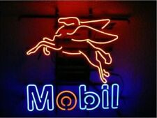 New Mobil Mobilgas Motorcycles Truck Neon Sign 32