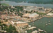 Postcard, Annapolis Hilton Inn Maryland, Aerial View October Clam Festival picture