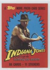 1984 Topps and the Temple of Doom Indiana Jones Harrison Ford #1 1i8 picture