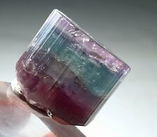 94Cts Amazing Multicolour Double Terminated Tourmaline Crystal picture