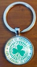 St Patrick's Day Keychain, Irish Shamrock Clover, Boston Celtics Logo picture
