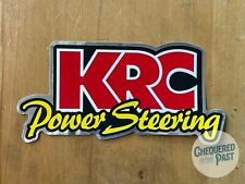 'KRC Power Steering' Racing Sticker Decal Drag Street Race Car Parts Nascar picture