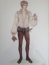 Janet Froud Original Costume Design For Royal Shakespeare Company - Hamlet - Art picture