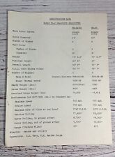 VTG SPECIFICATION DATA FOR KAMAN UH-2 SEASPRITE HELICOPTER & DIMENSIONS GRAPHIC picture