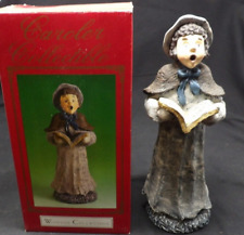 Vintage  Retro 1980s Windsor Collection Woman Caroler w/Hat in Box 11