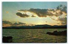 Postcard - Golden Afterglow at Lovewell Lake in Fryeburg Maine ME picture