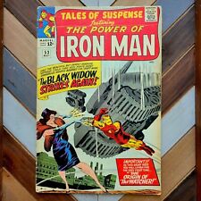 TALES of SUSPENSE #53 VG- Marvel 1964, 2nd BLACK WIDOW, Origin WATCHER, IRON MAN picture