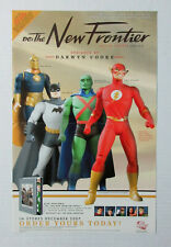 2007 JLA 17x11 New Frontier figure POSTER:Batman,Flash,Dr Fate,Martian Manhunter picture