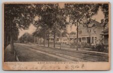 22nd Avenue and 8th Ave Meridian Mississippi 1907 to Vicksburg MS Postcard E25 picture