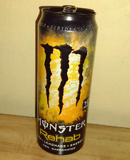 RARE EMPTY 23oz Monster Energy Rehab Lemonade Tall Can 1X Top Empty SKU 0413 picture
