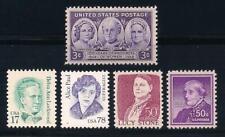 WOMEN'S RIGHTS PIONEERS - SUFFRAGE, SUFFRAGIST - SET OF 5 U.S. POSTAGE STAMPS  picture