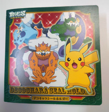 Pokemon deco character seal various types sticker 50 & Best Wishes Holder Japan picture