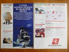 6/1991 PUB HELICOPTER SERVICE NORWAY AS 332L SUPER PUMA ORIGINAL AD picture