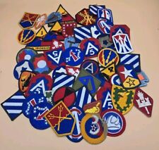 Post WW2 Vietnam US Army Military lot Mixed Patch Insignia Lot Junk Drawer picture